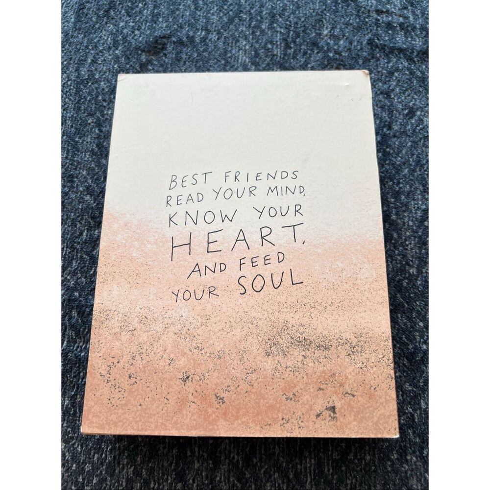 Open Road Best Friend Inspirational Plaque